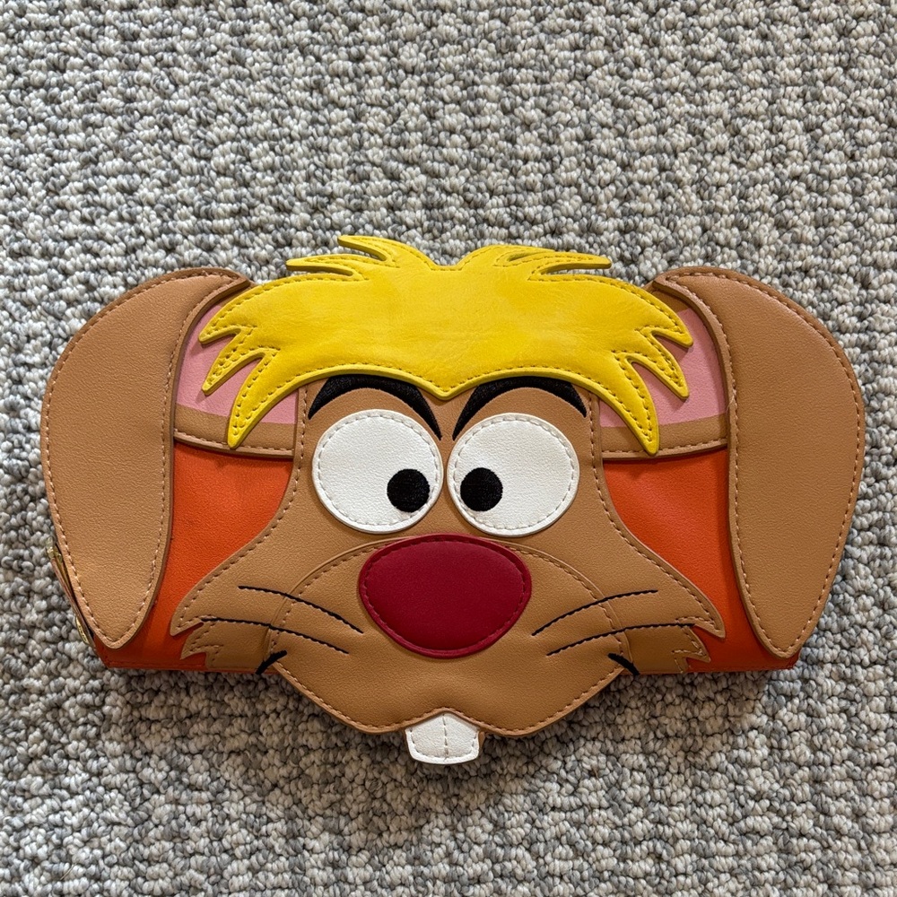 RARE Loungefly Disney Alice in Wonderland March Hare Clutch Wallet